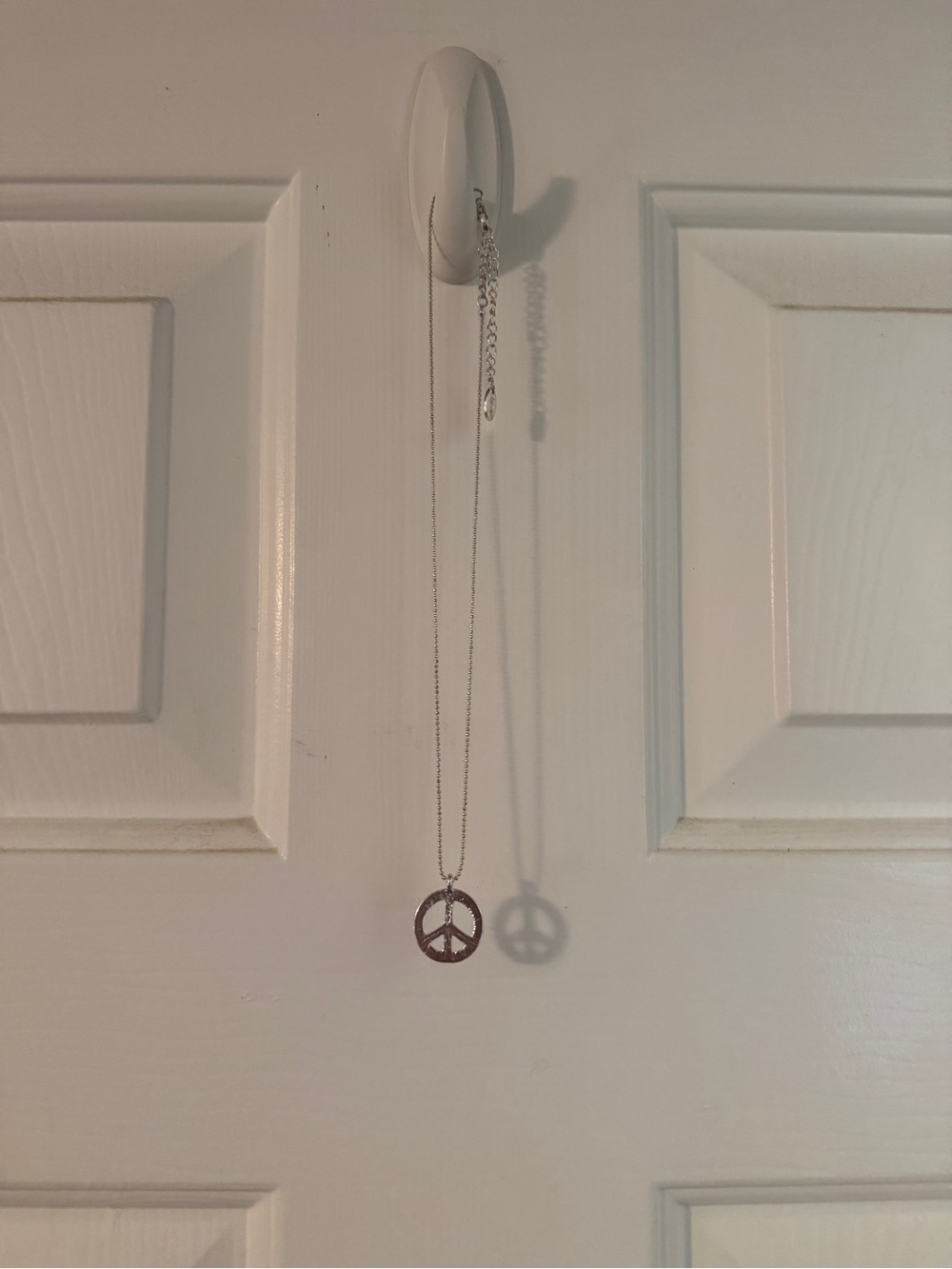 peace sign necklace